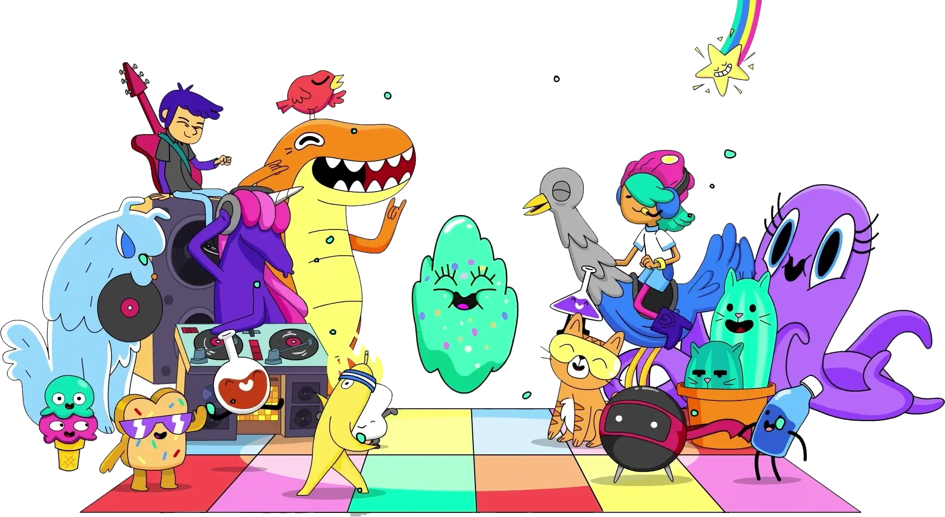 YouTube Kids wallpaper and brand illustration